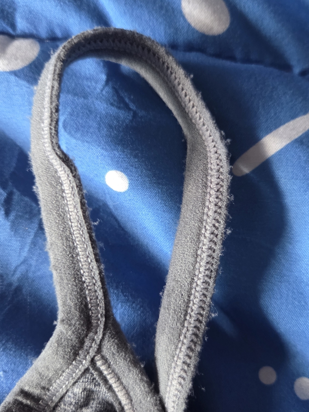 Nautica Intimates 1X Gray Heather Seamless Wireless Bralette Sports Bra Pullover - Picture 4 of 8